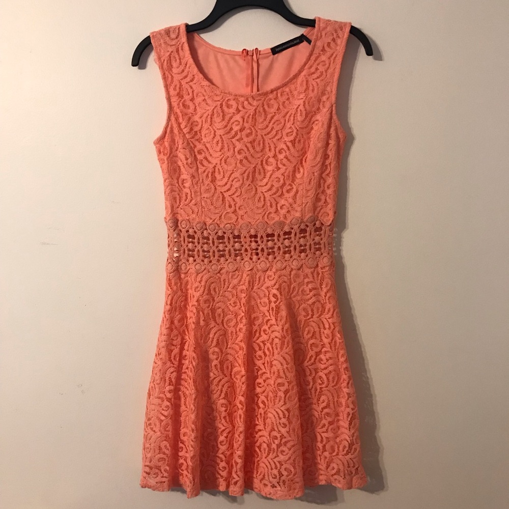 Peach Spring dress